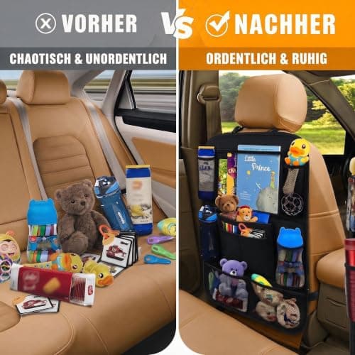 ronoai 2 Pack car seat organiser for Kids — view 6