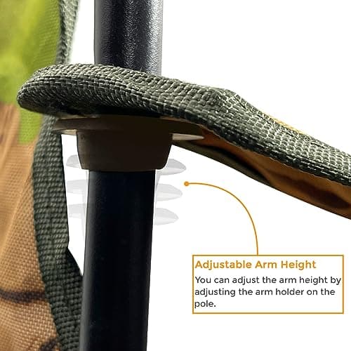 Crystals Camping Chair Heavy Duty, Compact Structure, Lightweight, Waterproof & Foldable with Cup Holder, Ideal for Garden, Fishing, Picnic, Camping & Travel Comfort (One Chair) — view 4