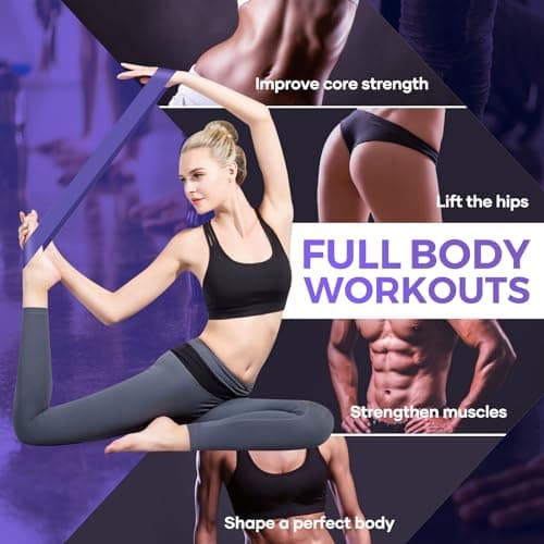 Fokky Resistance Bands [Set of 5], 100% Latex, 5 Levels Exercise Band — view 4