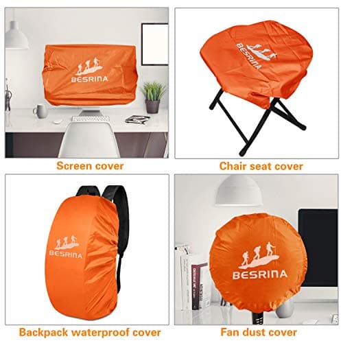 Besrina 15-90L Waterproof Backpack Rain Cover with Reflective Safety Strip — view 4