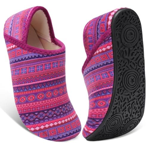 XIHALOOK Slippers for Women Men Cozy House Shoes Slip on Indoor Barefoot
