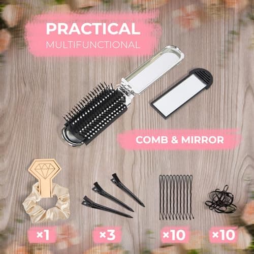 AOLRNALI Bridal Emergency Kit for Wedding Day, Wedding Essentials Survival Set for Team Bride, Must-Have 30+ Essentials Travel Kit with Makeup Bag — view 3