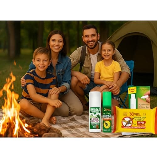Mosquito Repellent Kit, 1 x XPELMosquito & Insect Repellent, 1x Jungle Formula Spray, 1x XPELMosquito Wipes 1x Bite Handy Pen 14ml | 4 Pack Travel kit, Quick Insect Bite Relief & Sting Swelling — view 6