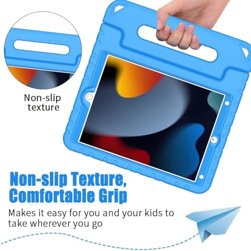 Surom Case for iPad 9th 8th 7th Gen 2021/2020/2019 10.2 Inch, Blue — view 5