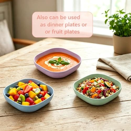 Cat Bowls 10 Pcs with Storage Base, 1 Set Shallow Cat Bowl,Shallow Cat Dishes for Multi-Cat Households, Whisker Friendly Pet Bowls for Kittens and Travel Feeding, Space Saving Cat Feeding Bowls — view 6