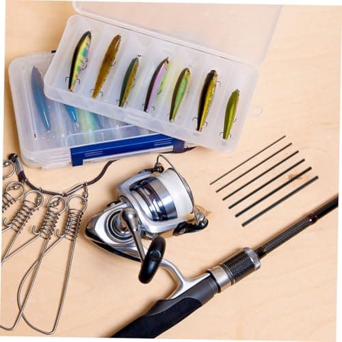 BCOATH 12pcs Carbon Fiber Fishing Rod Repair Parts Two Piece Connection — view 4