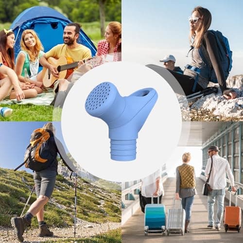 Bottle Shower Head - Handheld Sprayer Nozzle, Camping Water Top Showers, Travel Outdoor System | Outdoor Shower Spray Device, Portable Water Bottle Attachment, For Sports Beach Gardening Travel — view 5