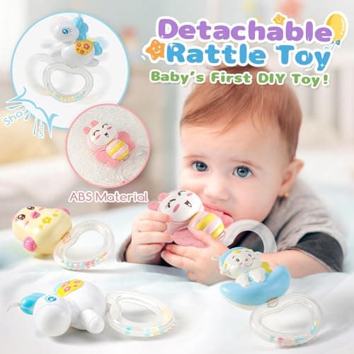 Mini Tudou Baby Cot Mobile with 150 Music & Lights & Timing Function — view 6