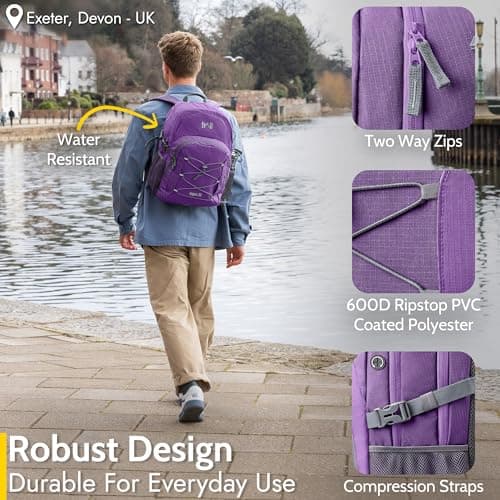 Trail Aspen Day Pack Backpack, 30L, Purple — view 4
