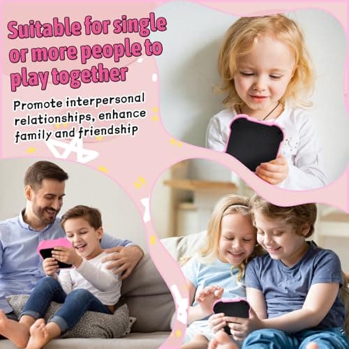 3-in-1 Electronic Tic Tac Toe Toy, Electronic Tic Tac Toe Bolt Game (Pink) — view 3
