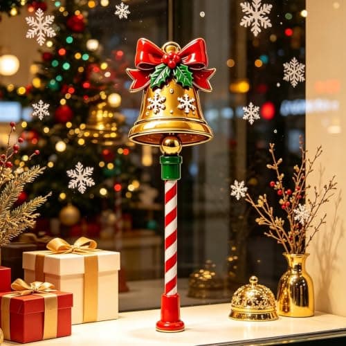 Snowman Card Holder Wand, Tap To Pay Payment Prop For Winter Holiday Cospla — view 5