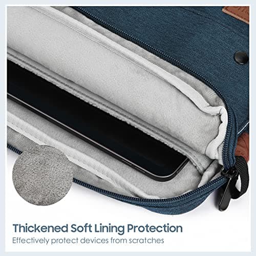 TiMOVO 9-11" Tablet Sleeve with Strap for iPad A16 Tab, Indigo — view 4
