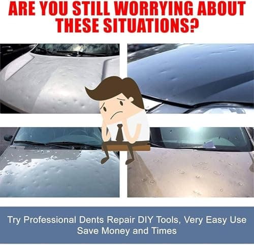 YANGYMM Aluminum Car Dent Removal Kit, 1500w Portable Dent Repair Tool, with Suitcase, Digital Screen Paintless Dent Repair Machine, Reduce Work Risks,220V — view 4