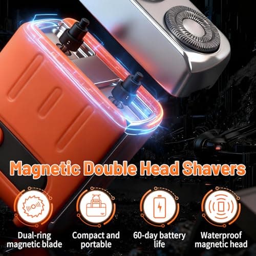 Mini Portable Electric Shaver for Men, 2026 Suitcase-Design Razor — view 5