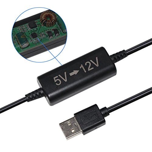 Step Up Converter,KUNCAN 5V to 12V 1A USB Step Up Voltage Transformer DC Power Cable with Barrel Jack Booster Module(5V-12V) for Camera, Desk lamp, Speakers, Blue Tooth Headset — view 5