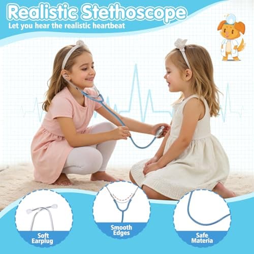 Doctors Set for Kids Toddler Doctors Kit Set Pretend Role Play Doctor — view 2