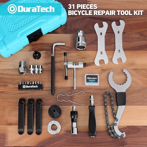 DURATECH 31-Piece Bicycle Repair Kit with Storage Case — view 2