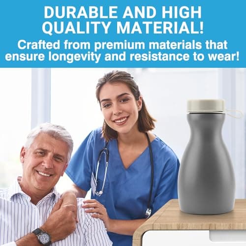 Urinal Bottles for Men with Spill Proof Glow Lid: 900 mL Pee Bottle for Men — view 6