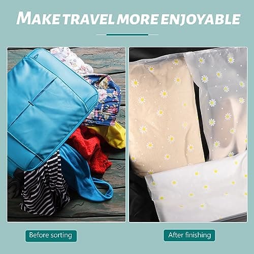25 Pcs Reusable Ziplock Storage Bags 40 x 50 cm Travel Bags — view 3