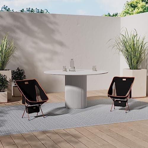TREKOLOGY YIZI GO Camping Chair for Adult – Compact, Foldable, Lightweight 0.9 kg, 136 kg Capacity, Durable Aluminum, Quick Setup, Ideal for Backpacking, Beach, and Outdoor Adventures (Black) — view 2