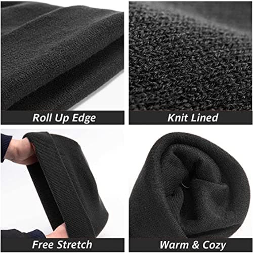 EINSKEY Knit Beanie, Thick Soft Acrylic Warm Winter Hat for Men — view 5