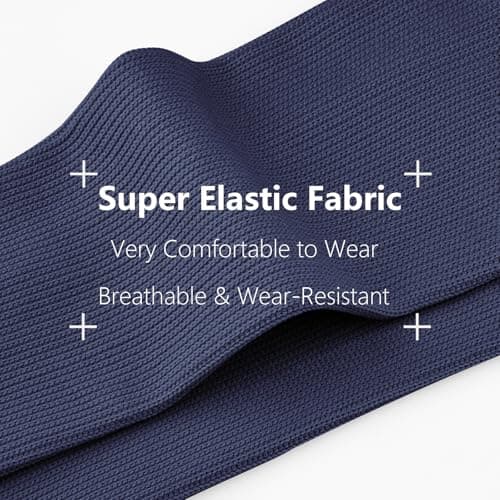 3 Pairs Compression Socks 15-20 mmhg for Men & Women, Support Socks Compression Stockings for Running, Swelling, Nurse, Flight, Nurses,Edema (Black+Navy Blue+Gray, S/M) — view 3