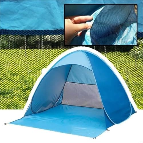 Camping Tent Portable Automatic Camping Tent 2-3 Persons Beach Tent Outdoor Quick Setup Tent With Carring Bag Camping Equipment(Mutlicolor) — view 6