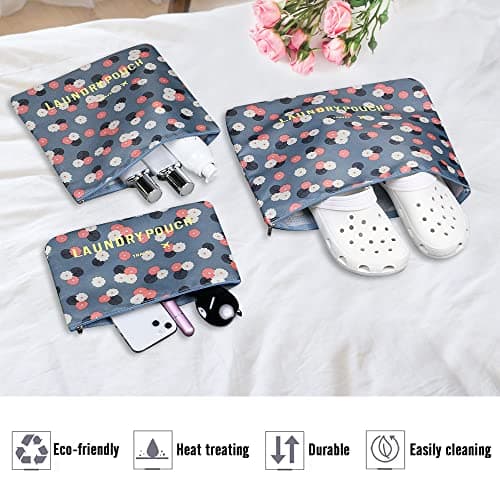 Vicloon Luggage Organizer, Travel Organizers, Suitcase Organizer Include Travel Packing Cubes and Compression Bags, Blue Grey, 40 * 30 * 13,31 * 28 * 13,30 * 20 * 13,34 * 27,26 * 26,25 * 16 cm — view 4