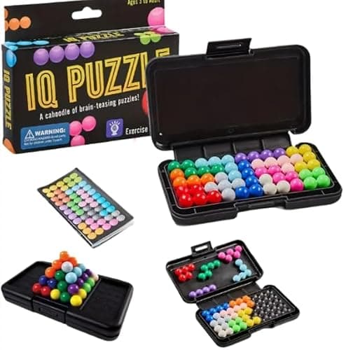 IQ Puzzle Smart Games IQ Puzzler Pro Compatible with Kanoodle for Kids 8-12