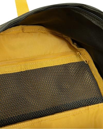 Eastpak Out of Office Backpack 27L (44 x 29.5 x 22 cm), Laptop Backpack 13-15", Durable Water-Resistant School & Work Daypack with Padded Straps - Kontrast Khaki Yellow — view 4
