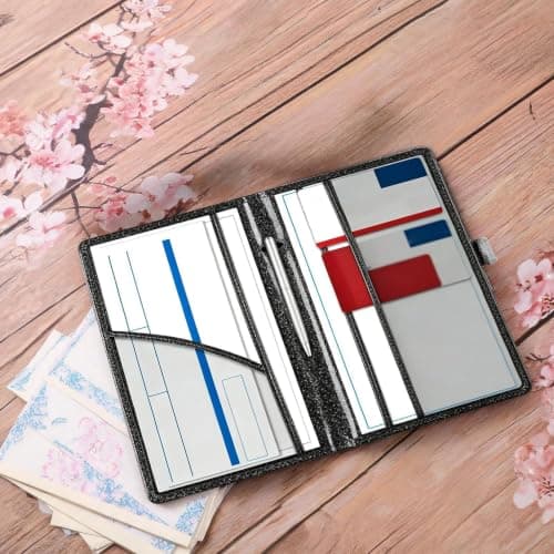 Registration and Insurance Card Holder PU Automotive Document Organizer — view 6