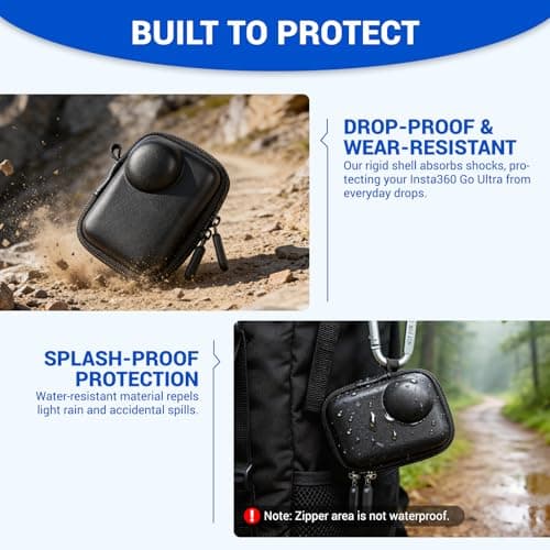 Accessories for Insta 360 Go Ultra with Case, Lens Screen Protector & More — view 3