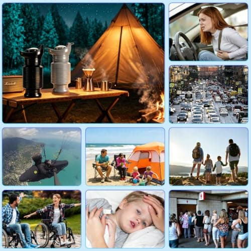 Topcloud Shrinkable Urinal, 2 Pack 750ml Male Female Portable Mobile Toilet Potty Pee Urine Bottle, Reusable Emergency Urinal for Camping Car Travel Traffic Jam and Queuing — view 6