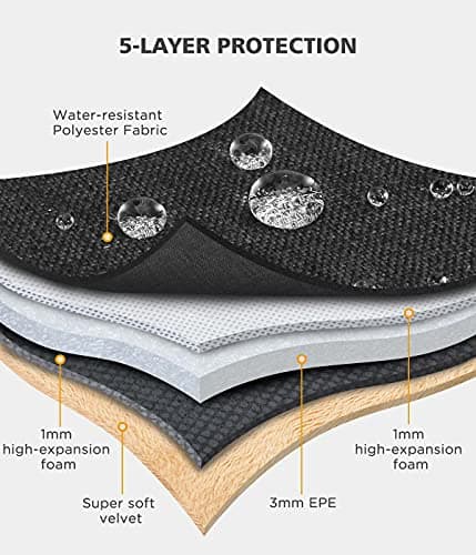 NIDOO 14 Inch Laptop Sleeve Shoulder Messenger Bag Protective Computer PC Case for 15" MacBook Air M2 / Surface Laptop 5 4 3/14" ThinkPad X1 Carbon / X1 Yoga/ThinkPad L14 T14 T14s / Latitude 14 15 — view 2