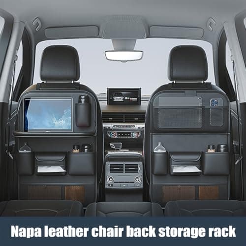 Mautopily Car Seat Organiser with Foldable Car Table — view 2