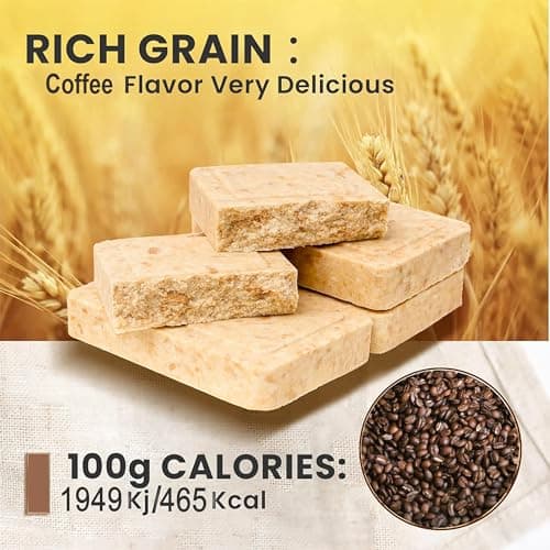 Coffee Flavour Emergency Rations, High Energy Biscuits, 12 Pack — view 2