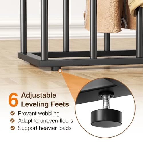 pickpiff Free Standing Shoe Rack - Black Metal Shoe Storage, Shoe Racks Storage for Dorm Room, Closet, Entryway, Bedroom, Patio Outdoor, Hallway, Organiser Storage Fit for 10 Pairs Boot — view 3
