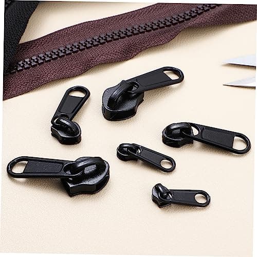 DIYEAH 36pcs Zipper Slider Replacement Kit Metal Detachable Sliders for Coats Bags Suitcases Zipper Repair Kit Quick Release Pull — view 6