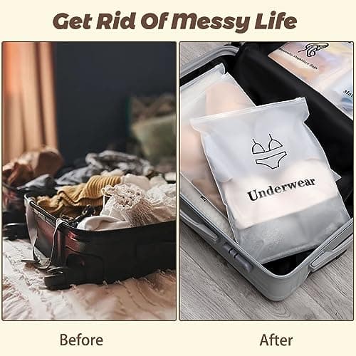 20 Pcs Baby Hospital Maternity Organiser Bags, Reusable Ziplock, 38x28cm — view 5