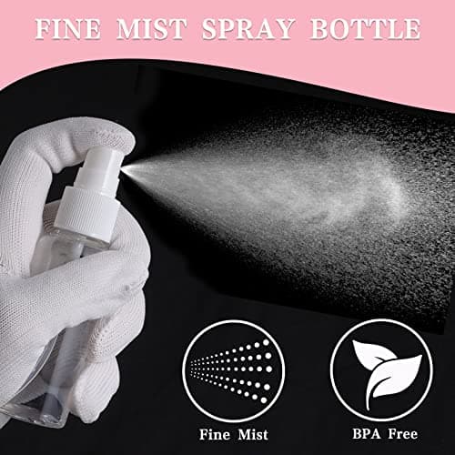 10pcs 50ml Spray Bottle Travel Bottles for Toiletries with Funnel Sticker — view 6