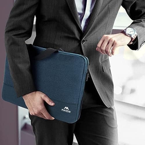 MATEIN Laptop Bag 15.6 Inch, TSA Laptop Case 15.6 Inch for Men, Deep Teal — view 2