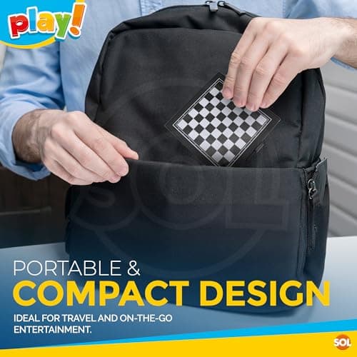 SOL 4 in 1 Travel Games Set - Snakes and Ladders, Chess, Ludo, Draughts — view 5