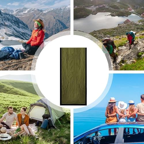 Camping Sleeping Bag | Thermal Sleep Pouch | Waterproof Portable Sleeping Warm Bag for Camping Backpacking Hiking Winter Travel Survival Stadium — view 4