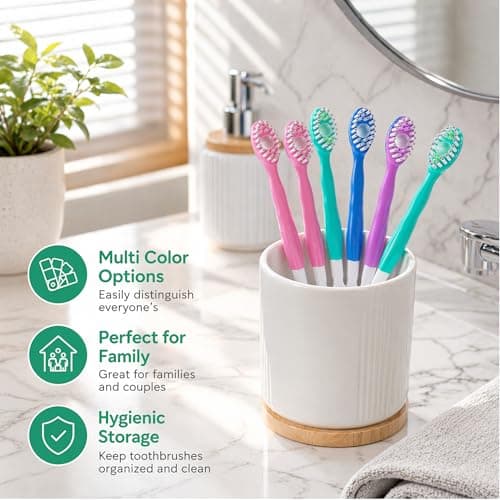 26PCS Disposable Toothbrush Portable Mini Travel Set with Floss — view 4