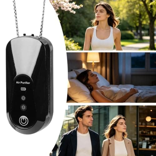 Travel Air Purifier Personal Quiet Wearable Type-C Rechargeable Filter — view 5
