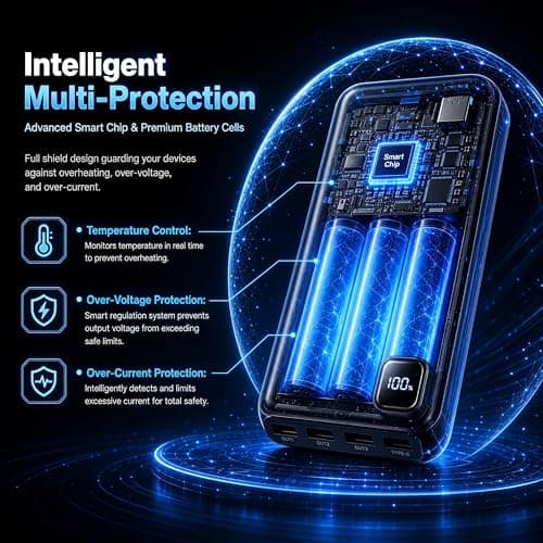 Flowhole Power Bank 50000mAh Large Capacity USB C Battery Pack — view 4
