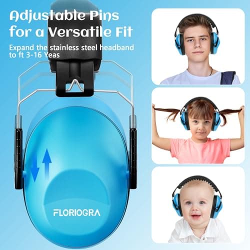 Floriogra 12 Pack Ear Defenders Children SNR 28dB for Autism Children — view 4