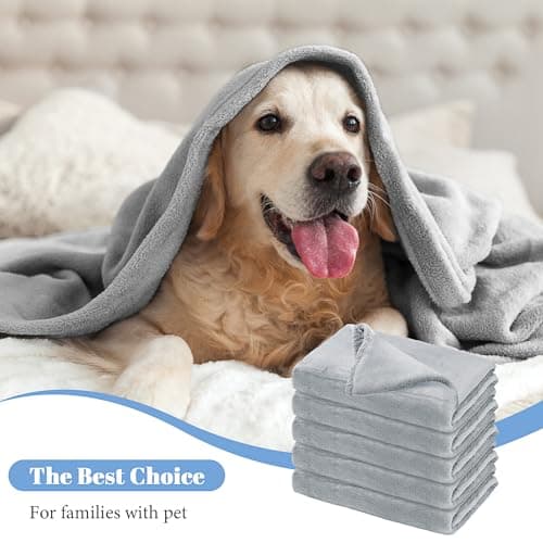 10 Pack Nursery Cot Blanket, 100 x 120 cm Grey Daycare Toddler Blanket — view 6