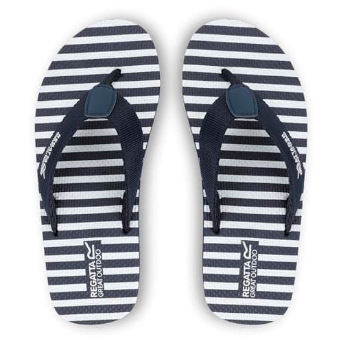 Regatta Women's Catarina Flip Flops Sandals with Underfoot Cushioning Lightweight - Perfect for Outdoors, Walking & Camping Blue — view 2