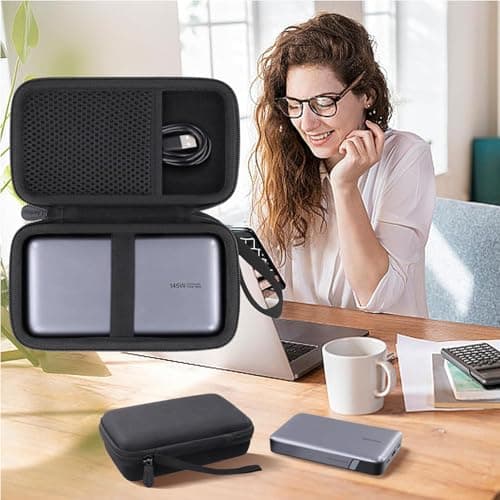 Aenllosi Hard Case for UGREEN Nexode 145W 25000mAh Power Bank, Black — view 5